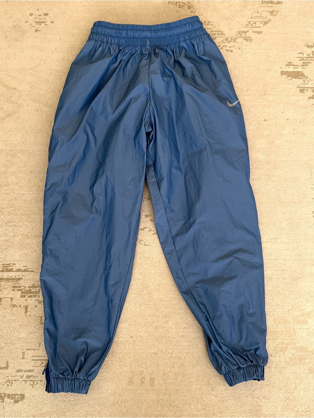 Nike Girls Blue Windbreaker Jogger Pants Size S